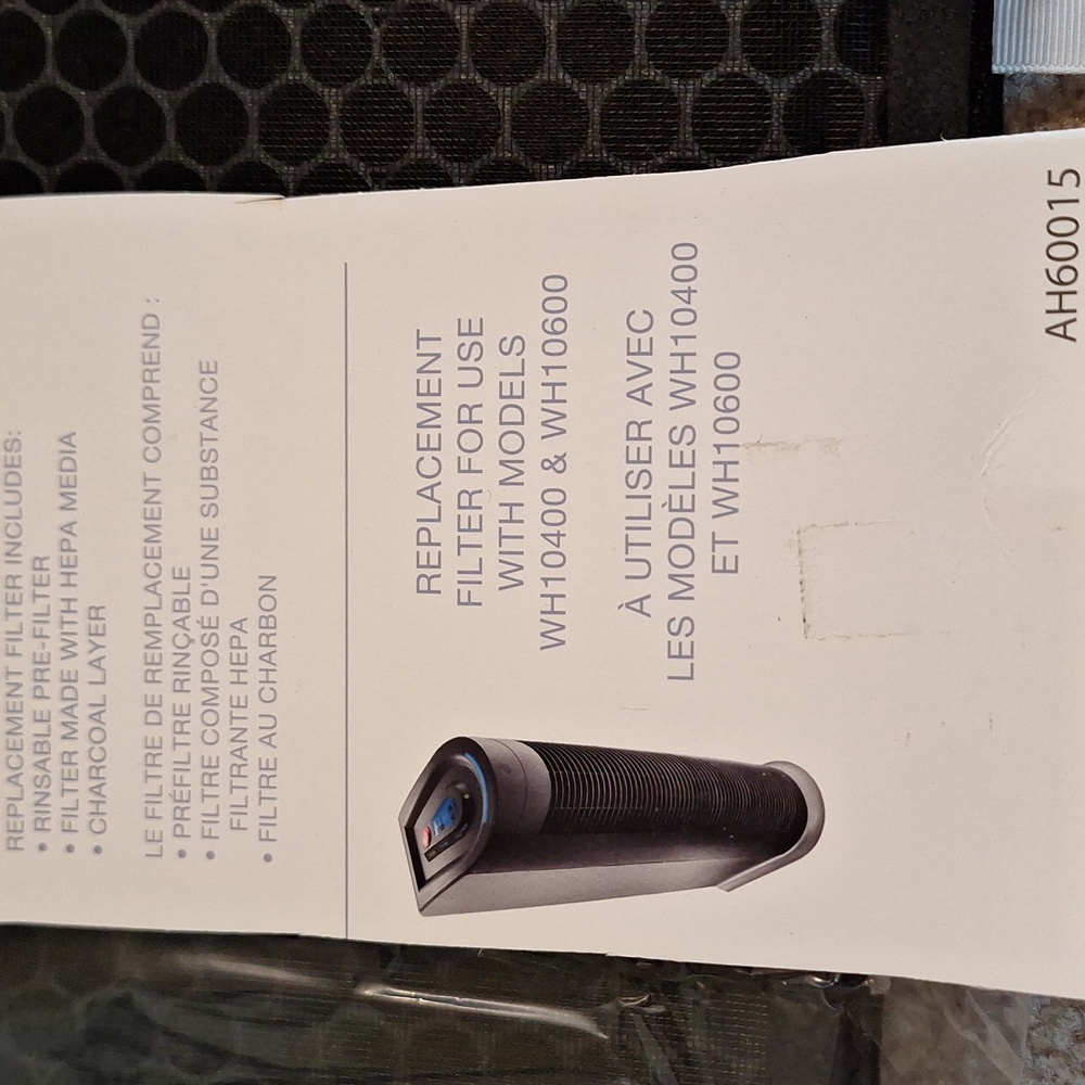Hoover Air Purifier Replacement Hepa Filters - Picture 3 of 4